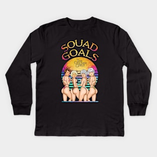 Golden Girls - Squad Goals Summer Kids Long Sleeve T-Shirt